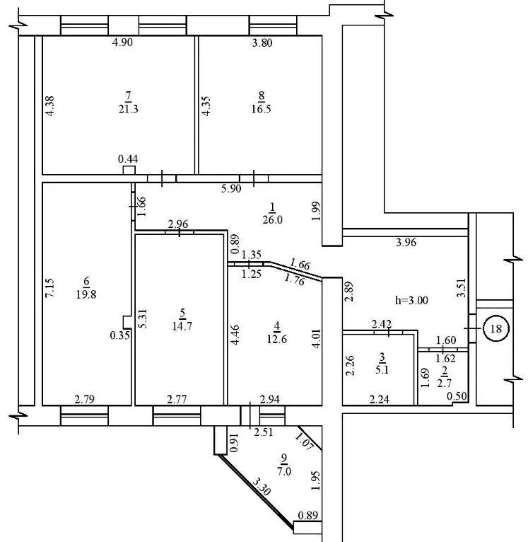 вул. Гайок, 224б — 125.7 м²