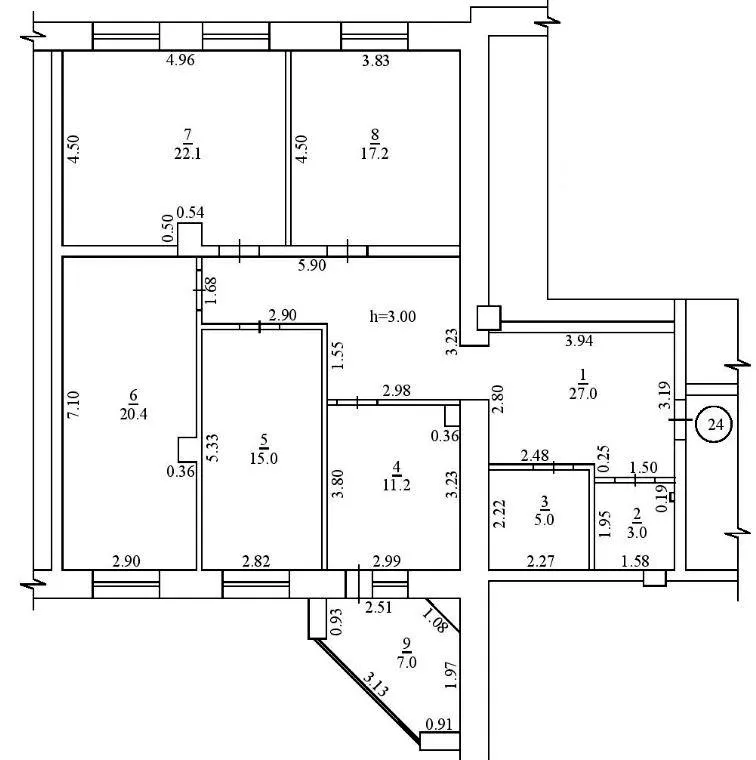 вул. Гайок, 224б — 127.9 м²