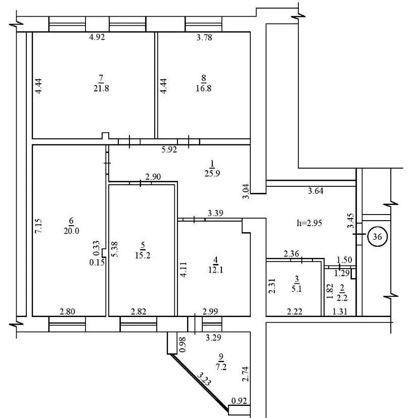 вул. Гайок, 224б — 126.3 м²