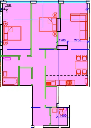 ЖК Central Park — 102.7 м²