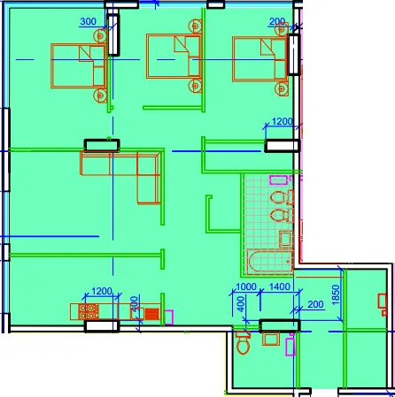 ЖК Central Park — 135 м²