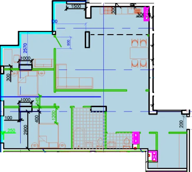 ЖК Central Park — 121.9 м²