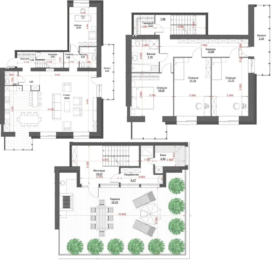 ЖК Oasis — 225 м²