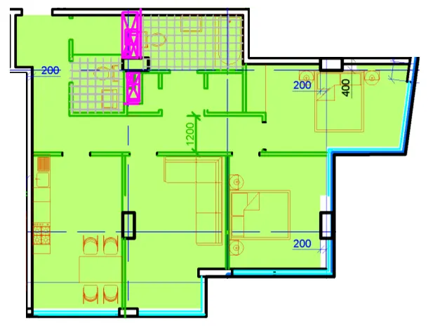 ЖК Central Park — 88.4 м²