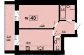 вул. Галицька — 40 м²