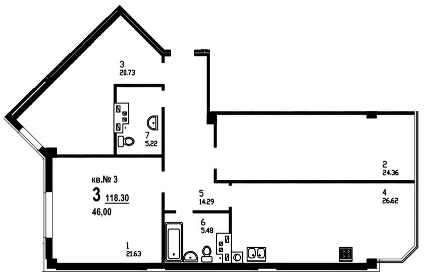 пров. Садовий, 8 — 118.3 м²