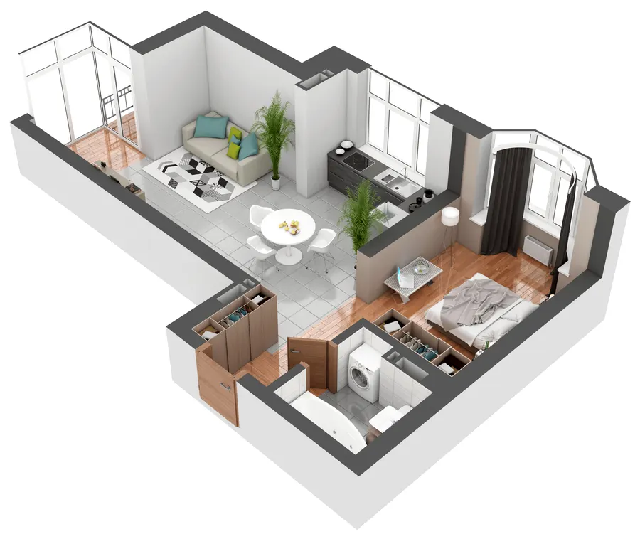 ЖК Гранд Бурже — 50.8 м²