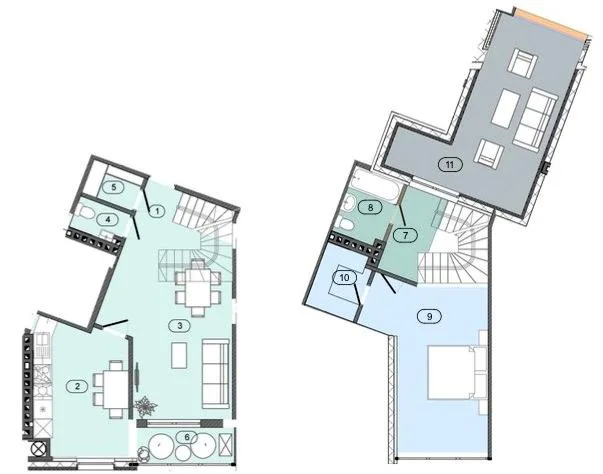 2-комнатная квартира, 79 м², вул. Ясна, 15, Брюховичи — фото 1