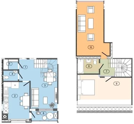 2-комнатная квартира, 70 м², вул. Ясна, 15, Брюховичи — фото 1