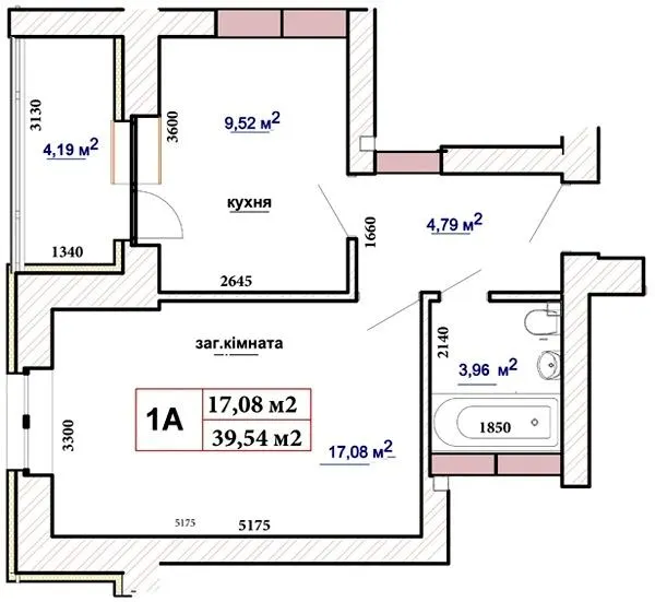ЖК Чабани 2 — 39.5 м²