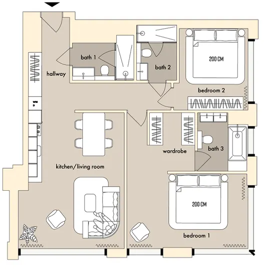ЖК The Resort — 94.4 м²