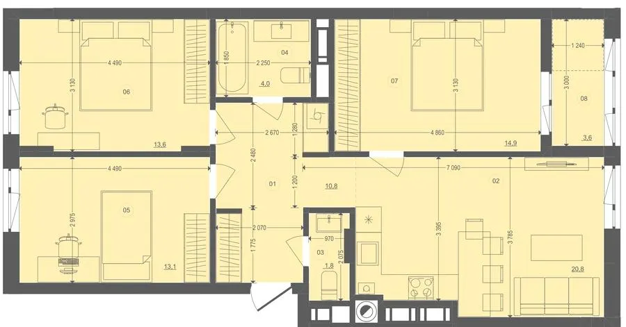 ЖК Етно Дім — 82.4 м²