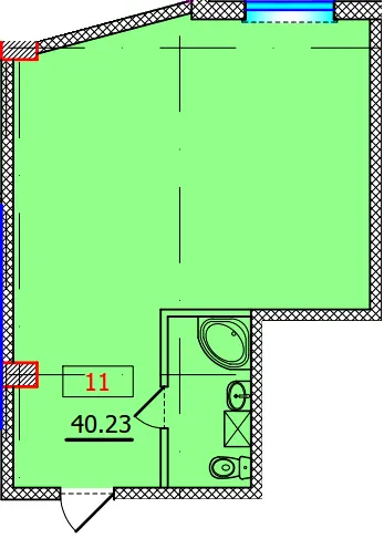 ЖК OASIS — 40.2 м²