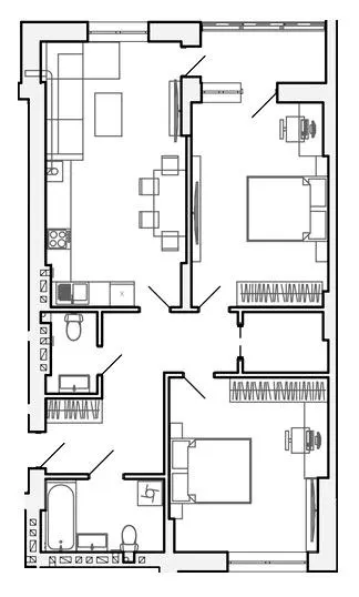 вул. Коновальця — 81.6 м²