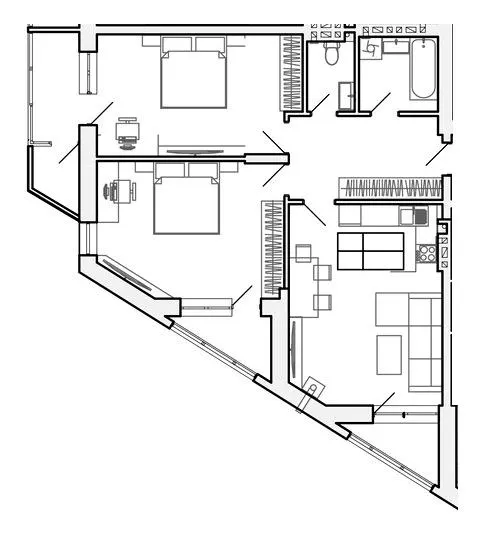 вул. Коновальця — 84.3 м²