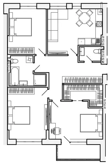 вул. Коновальця — 94.4 м²