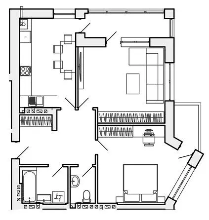 вул. Коновальця — 71 м²