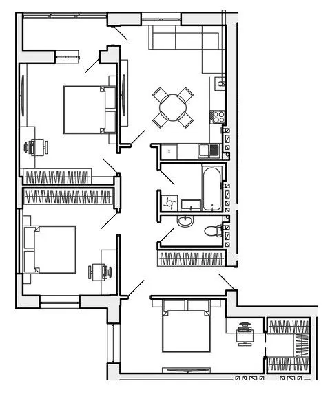 вул. Коновальця — 91 м²
