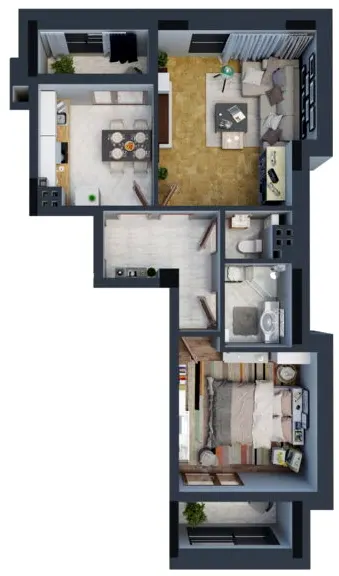 ЖК Новий Проспект — 60 м²