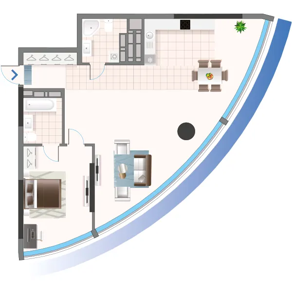 ЖК Oasis — 78.6 м²