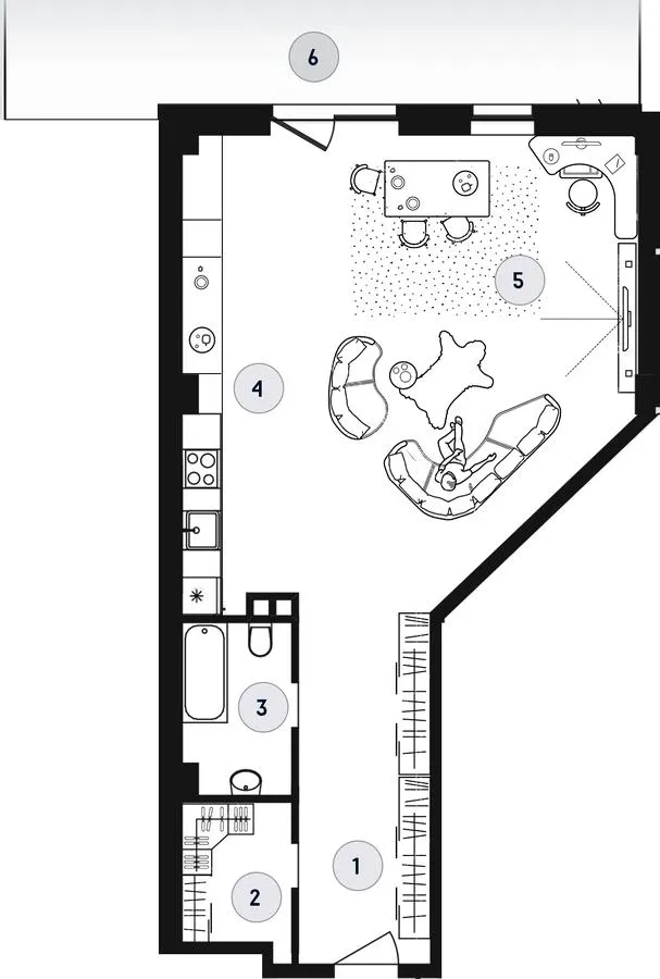 ЖК Club House GREY — 66.7 м²