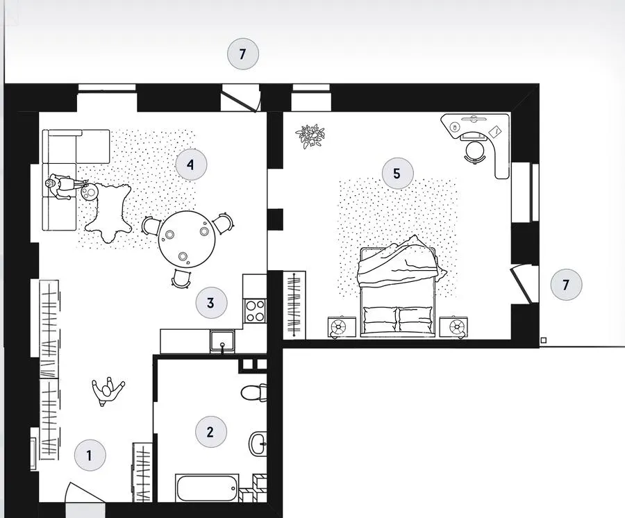 ЖК Club House GREY — 87.6 м²