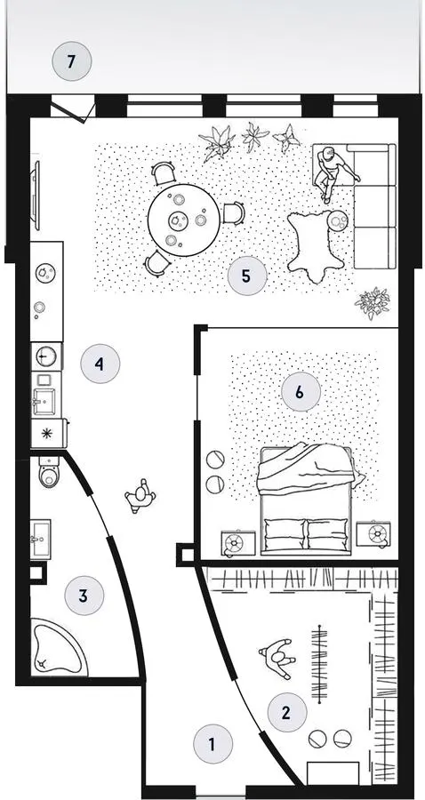 ЖК Club House GREY — 89.9 м²
