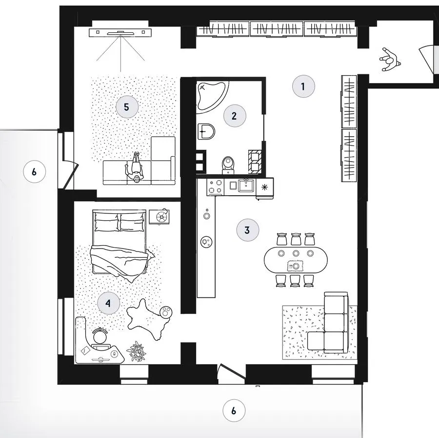 ЖК Club House GREY — 113.5 м²