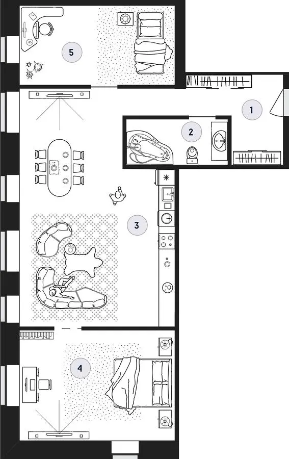 ЖК Club House GREY — 99.7 м²