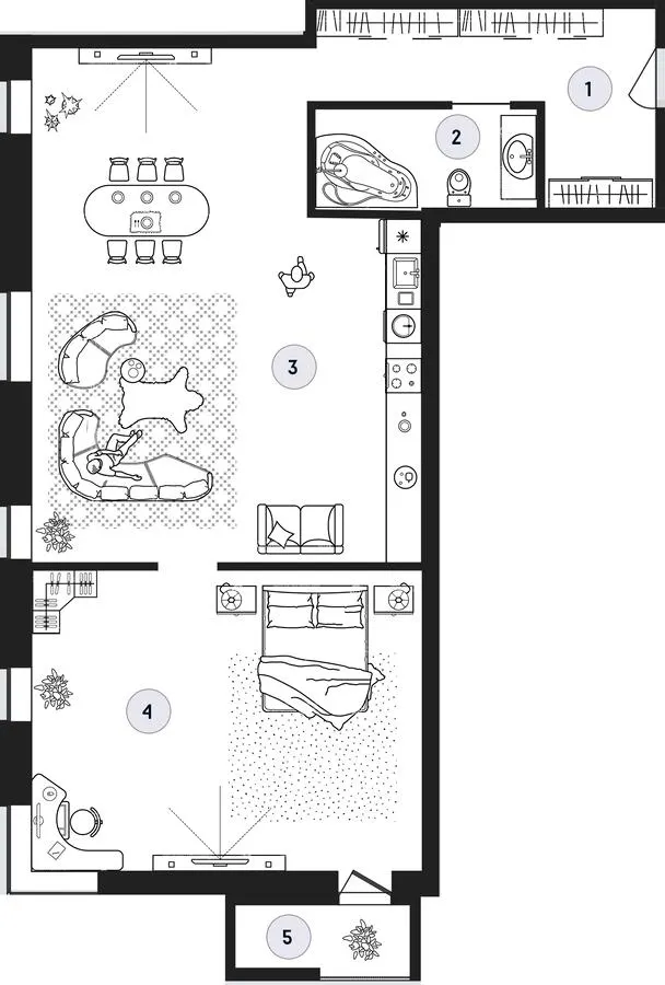 ЖК Club House GREY — 101.2 м²