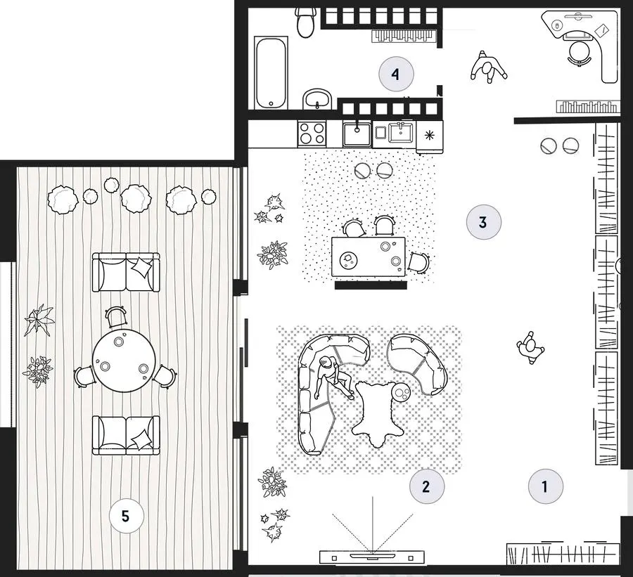 ЖК Club House GREY — 89.9 м²