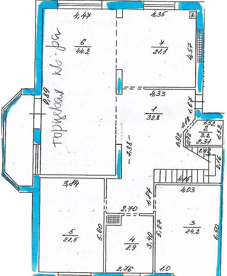 вул. Полковника Гегечкорі, 1в — 165 м²