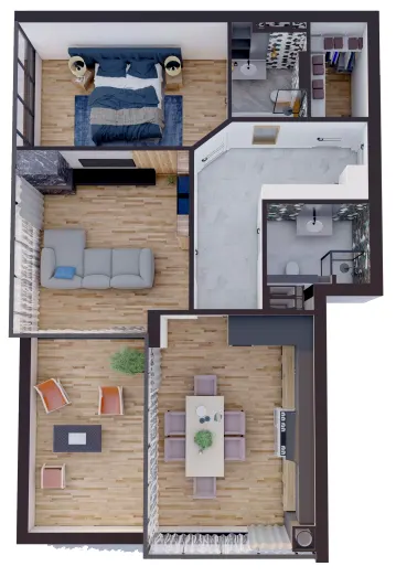 ЖК Замкова Брама — 85.7 м²