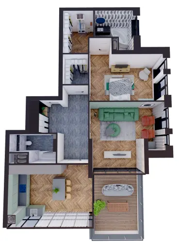 ЖК Замкова Брама — 109.7 м²