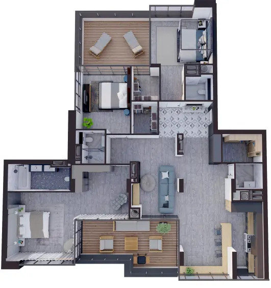 ЖК Замкова Брама — 174.9 м²