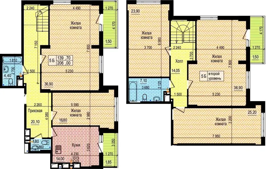 ЖК Пролісок — 206 м²