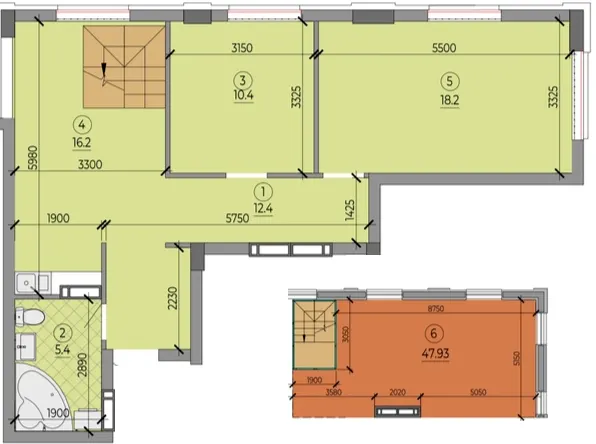 ЖК ART HOUSE — 64.1 м²