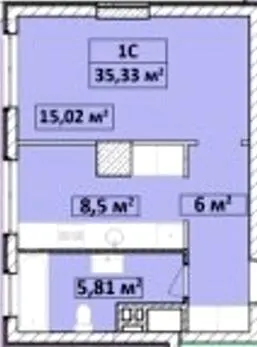 Апарт-комплекс Capital Tower — 35.3 м²