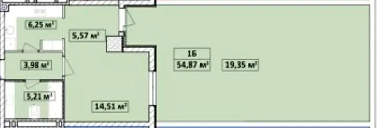 Апарт-комплекс Capital Tower — 54.9 м²