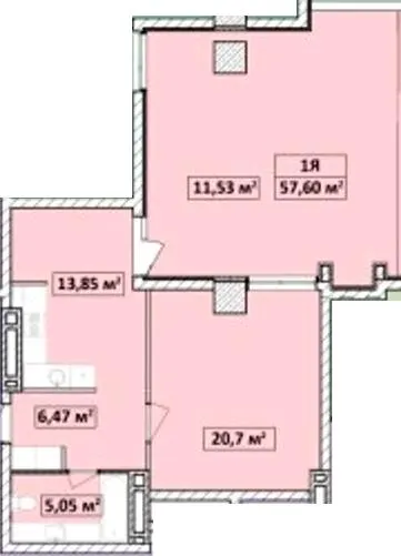Апарт-комплекс Capital Tower — 57.6 м²