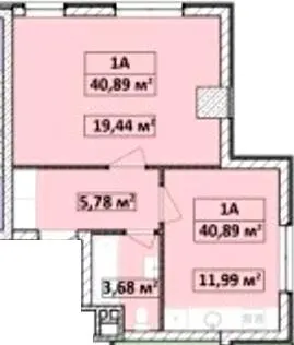 Апарт-комплекс Capital Tower — 40.9 м²