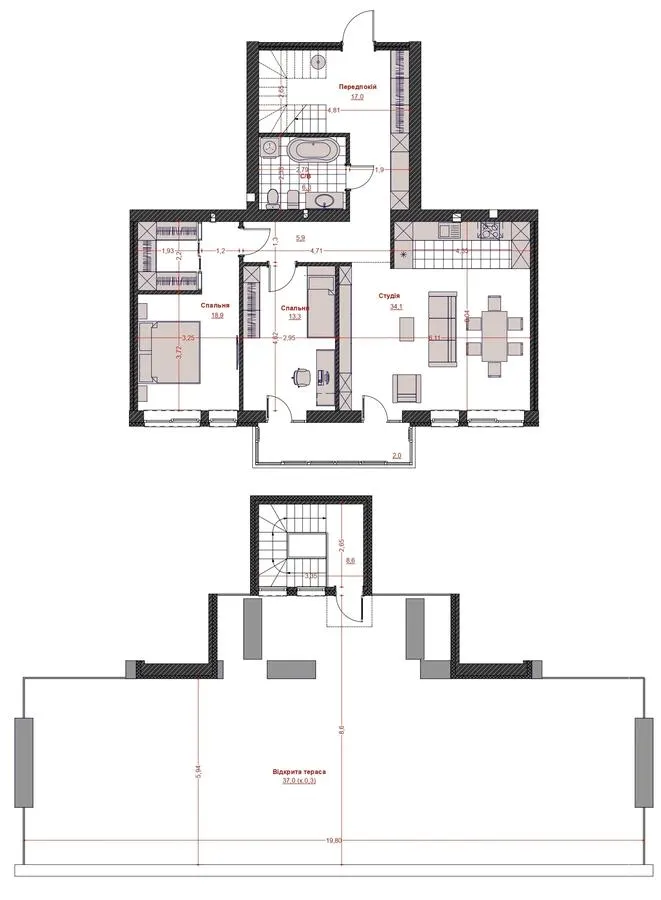 ЖК Оскар — 168 м²