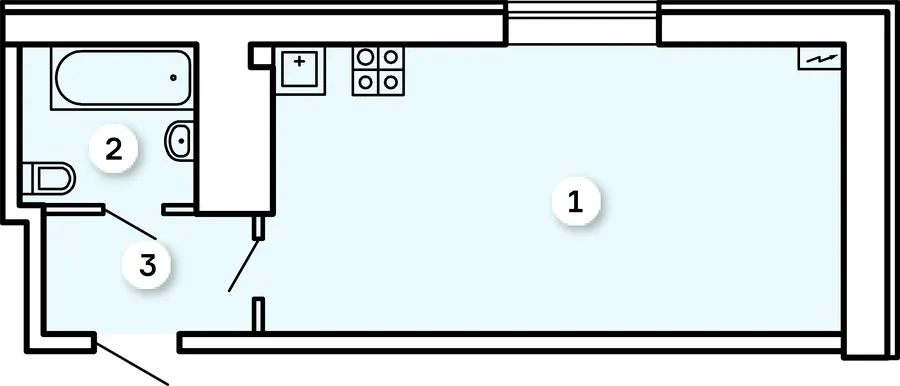 ЖК Kvartal — 29.8 м²