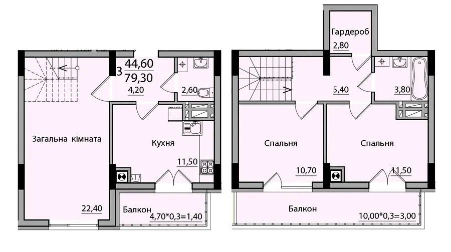 ЖК Панорама — 79.3 м²