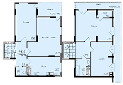 ЖК Comfort Hall — 150.9 м²