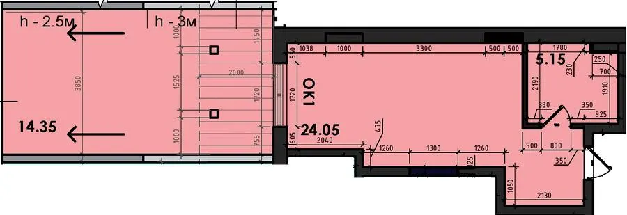 ЖК Avinion — 43.6 м²