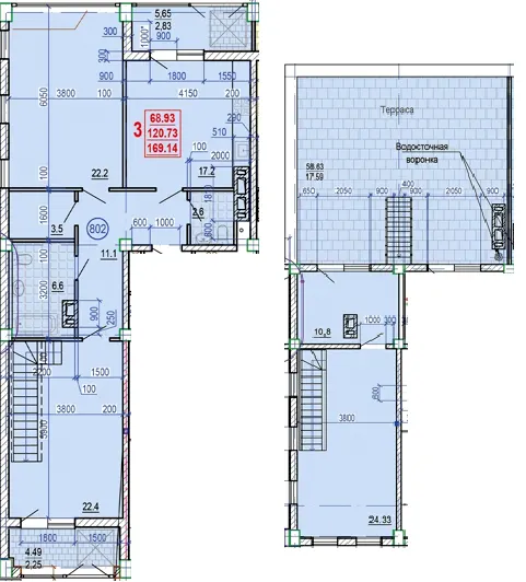 Клубний будинок Leonardo town — 169.1 м²