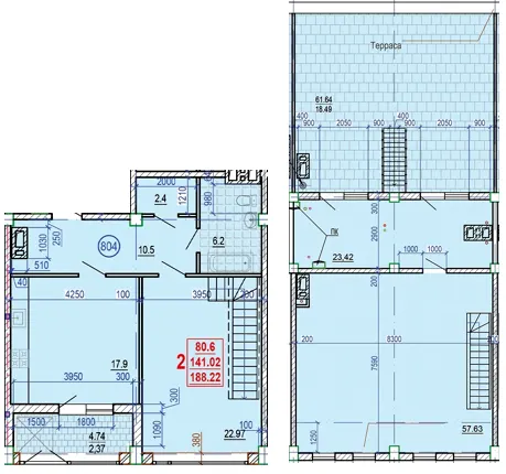 Клубний будинок Leonardo town — 188.2 м²