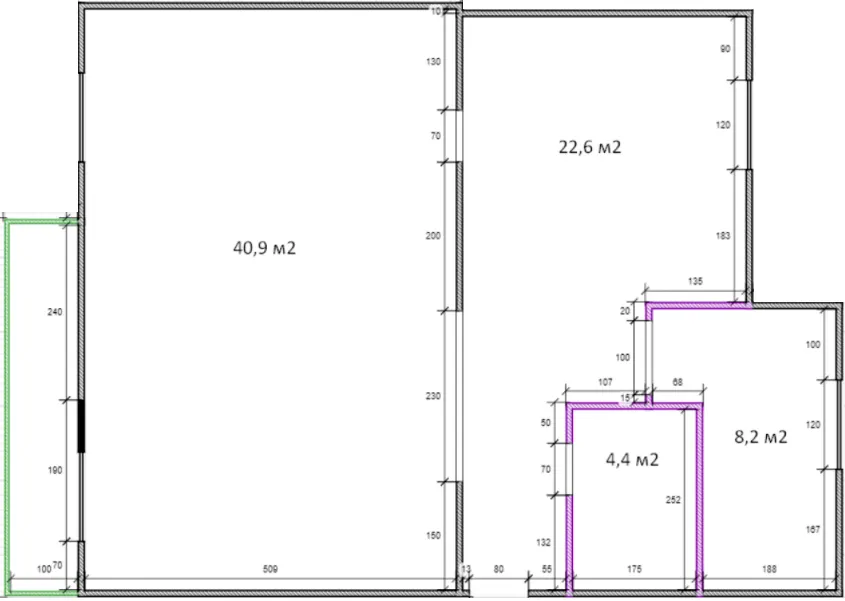 ЖК Династія — 76.1 м²