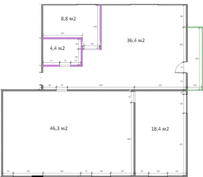 ЖК Династія — 114.3 м²